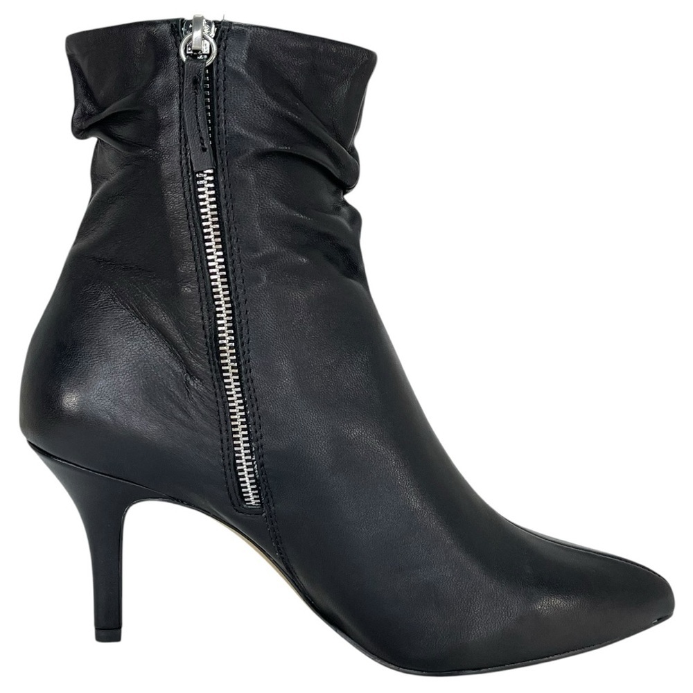 Bella Vita Danielle Black Leather Womens Booties Size 6M - Picture 6 of 13